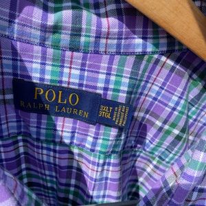 Polo Ralph Lauren Plaid Flat Collar Shirt 3XLT